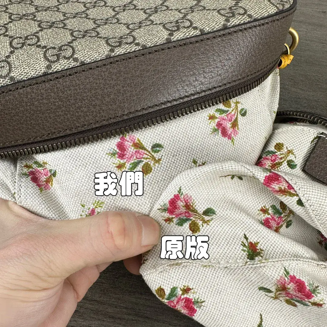 GUC 20FW 虎頭 老花條紋logo 相機包 單肩包 側背包 斜背包