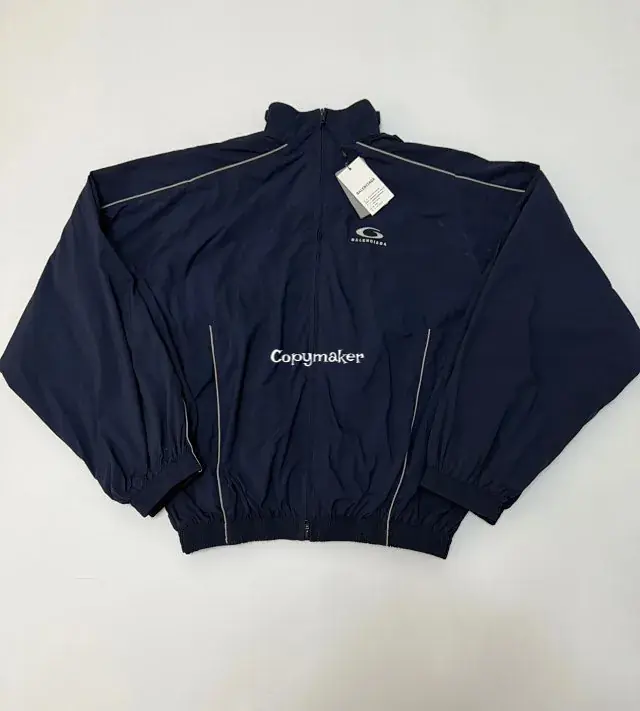 【現貨】BLC 巴黎 24FW Loop Sports Icon 循環單環刺繡 復古 運動外套夾克衝鋒衣 海軍藍