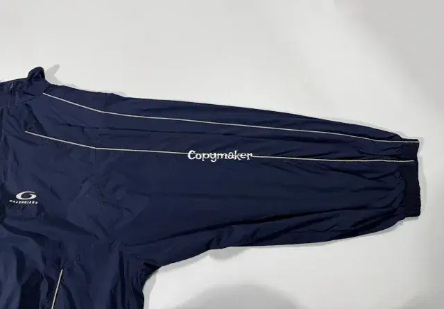 【現貨】BLC 巴黎 24FW Loop Sports Icon 循環單環刺繡 復古 運動外套夾克衝鋒衣 海軍藍