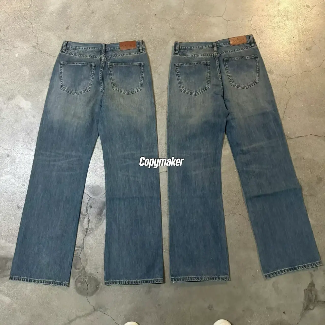 【預售】【過驗】GUC 26SS Horsebit detail 馬蹄扣水洗丹寧牛仔褲長褲工裝褲 直筒微喇 水洗藍