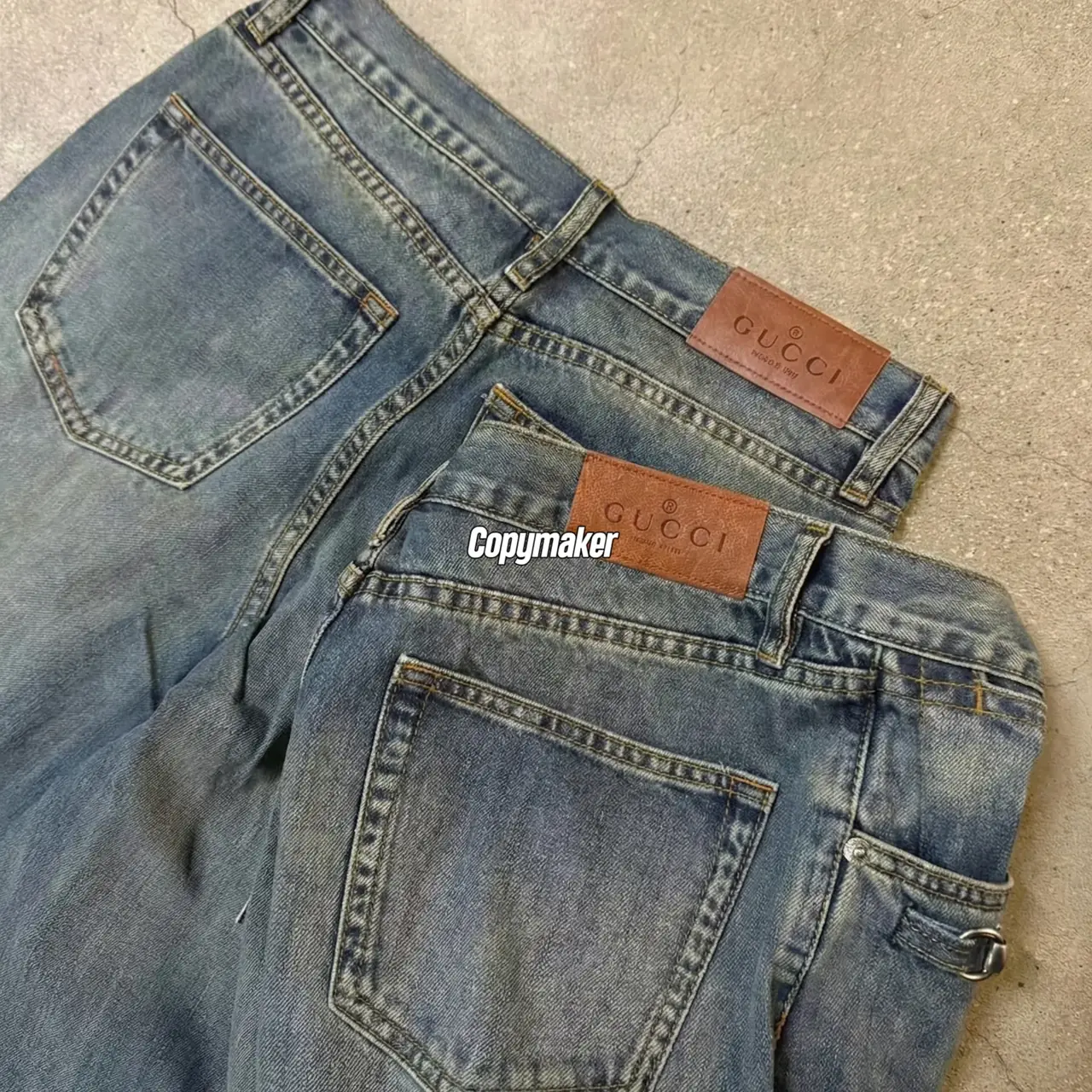 【預售】【過驗】GUC 26SS Horsebit detail 馬蹄扣水洗丹寧牛仔褲長褲工裝褲 直筒微喇 水洗藍