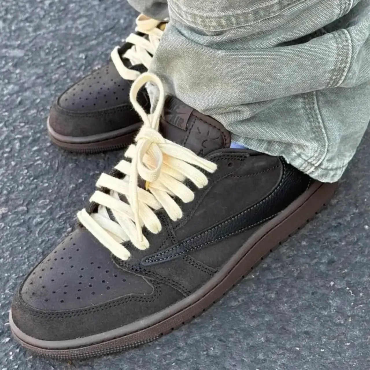 【預售】Travis Scott x Air Jordan 1 Low OG “Velvet Brown” 聯名 黑棕 倒鉤9.0 AJ1