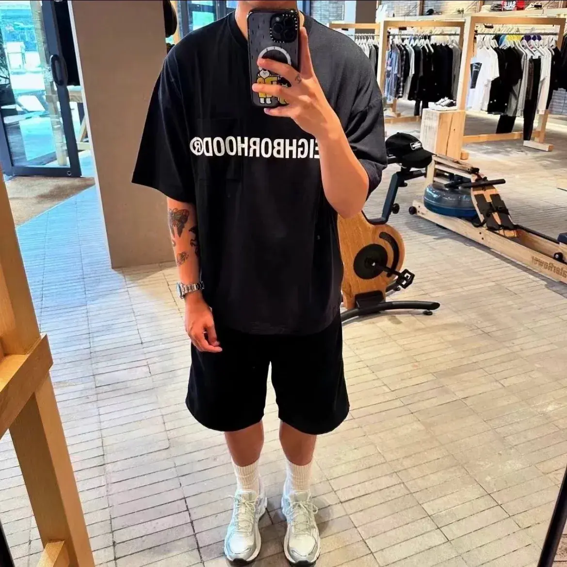 【618新品】NEIGHBORHOOD 24FW SHELTECH 重磅口袋 經典字母logo 短袖T恤 NBHD