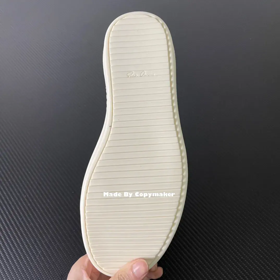 【預售】Rick Owens 侵權vans款 黑色小牛皮板鞋 休閒鞋 RO