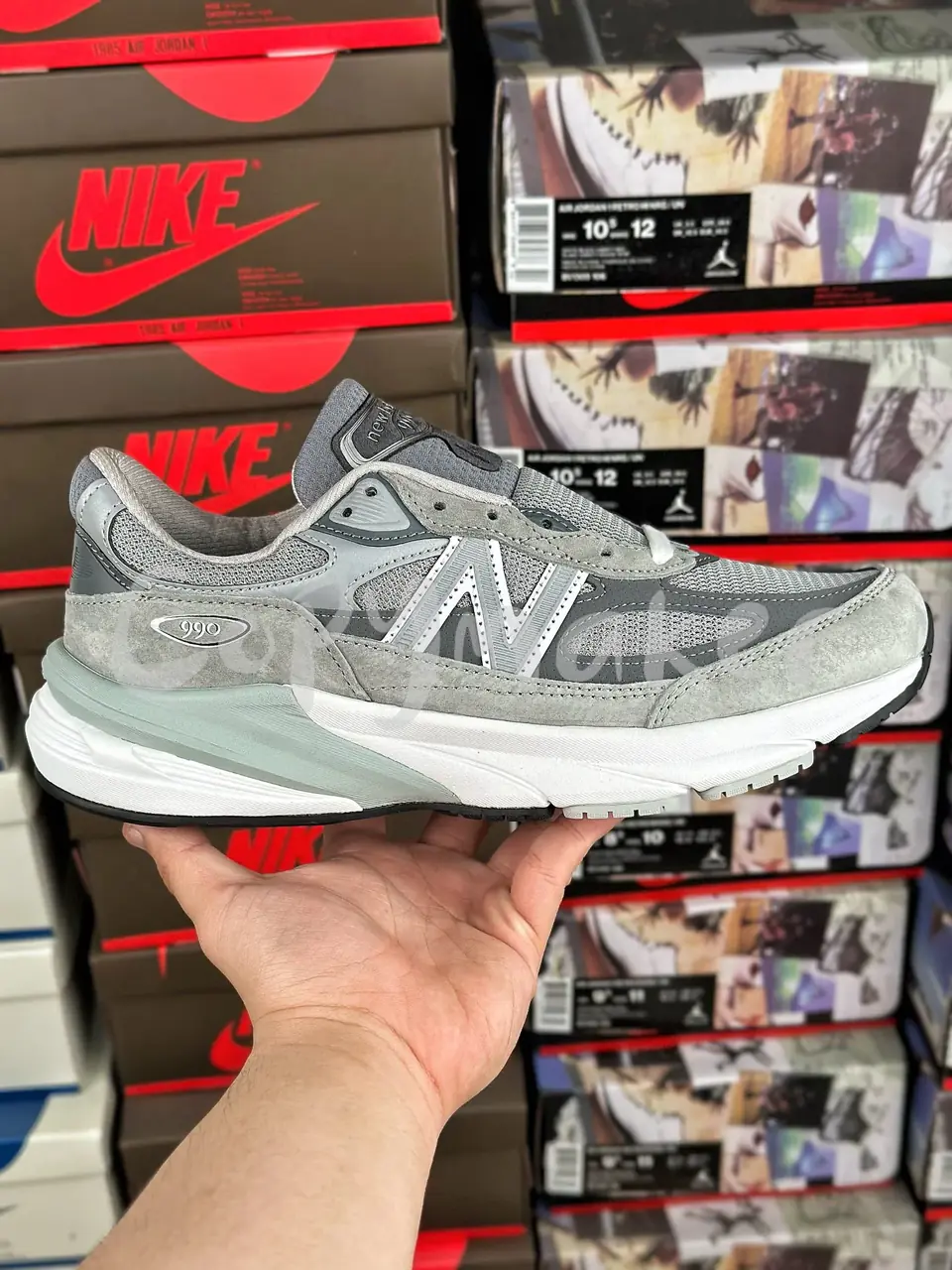 【預售】NB 990v6 灰色 潮流復古 慢跑鞋 休閒鞋 M990GL6