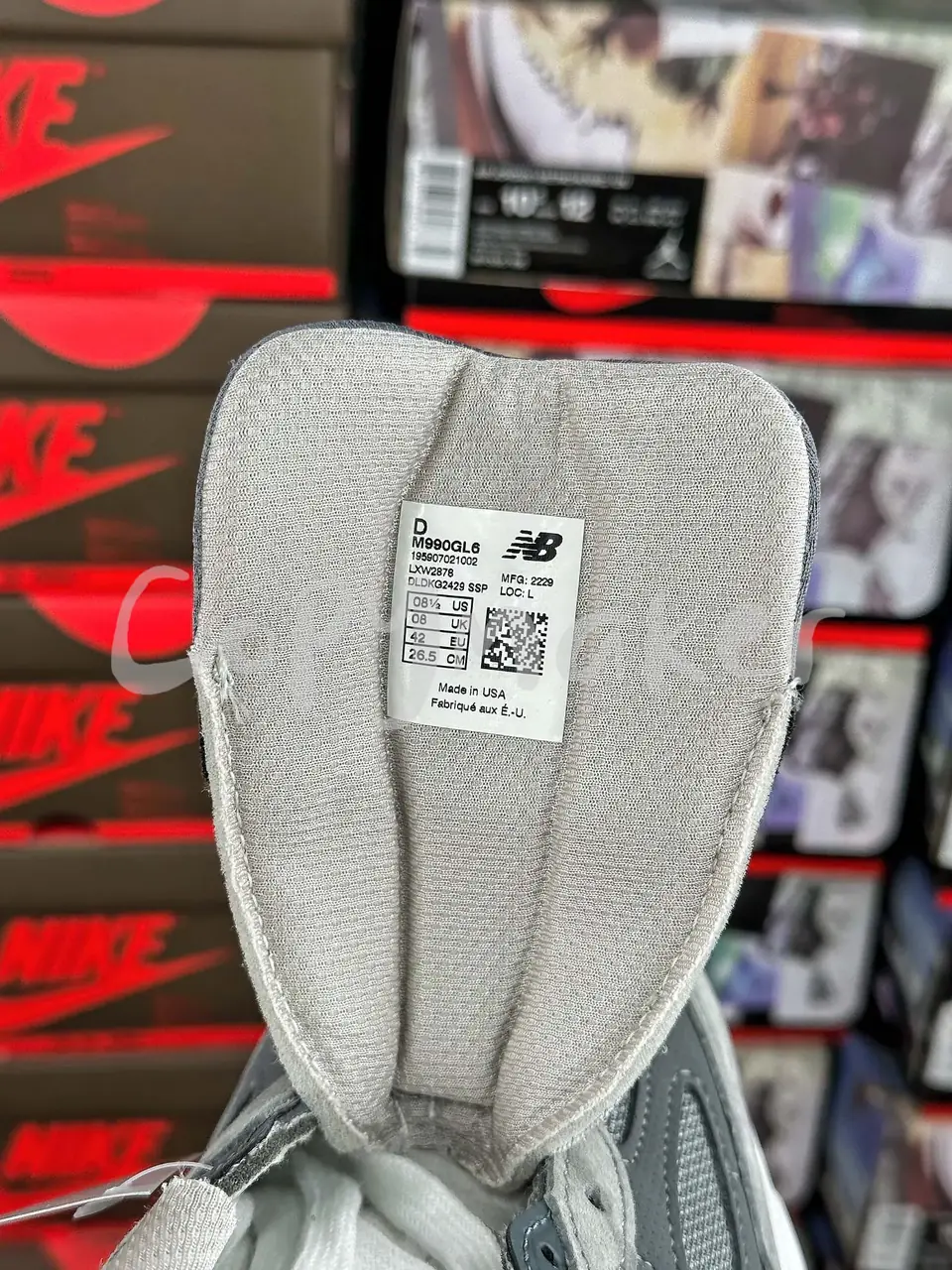 【預售】NB 990v6 灰色 潮流復古 慢跑鞋 休閒鞋 M990GL6