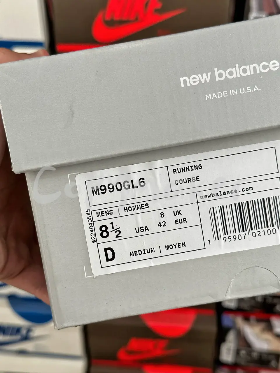 【預售】NB 990v6 灰色 潮流復古 慢跑鞋 休閒鞋 M990GL6
