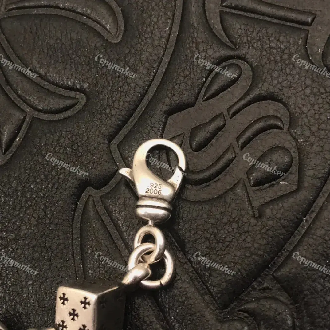 【現貨】Chrome Hearts Dice Bracelet 十字架骰子手鍊手環 白銅 925純銀 克羅心