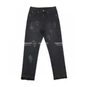 2021SS CHROME HEARTS x Levi’s 克羅心 十字架 皮標 牛仔褲 直筒褲 長褲：圖片 10