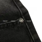 2021SS CHROME HEARTS x Levi’s 克羅心 十字架 皮標 牛仔褲 直筒褲 長褲：圖片 13