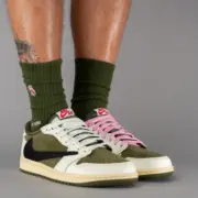 【預售】Travis Scott x Air Jordan 1 Low OG “Olive” 聯名 反轉橄欖綠 倒鉤8.0 AJ1：圖片 6