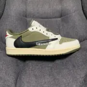 【預售】Travis Scott x Air Jordan 1 Low OG “Olive” 聯名 反轉橄欖綠 倒鉤8.0 AJ1：圖片 8