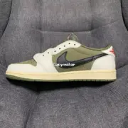 【預售】Travis Scott x Air Jordan 1 Low OG “Olive” 聯名 反轉橄欖綠 倒鉤8.0 AJ1：圖片 9