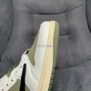 【預售】Travis Scott x Air Jordan 1 Low OG “Olive” 聯名 反轉橄欖綠 倒鉤8.0 AJ1：圖片 11