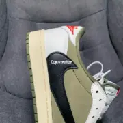 【預售】Travis Scott x Air Jordan 1 Low OG “Olive” 聯名 反轉橄欖綠 倒鉤8.0 AJ1：圖片 12