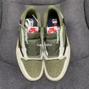 【預售】Travis Scott x Air Jordan 1 Low OG “Olive” 聯名 反轉橄欖綠 倒鉤8.0 AJ1：圖片 15