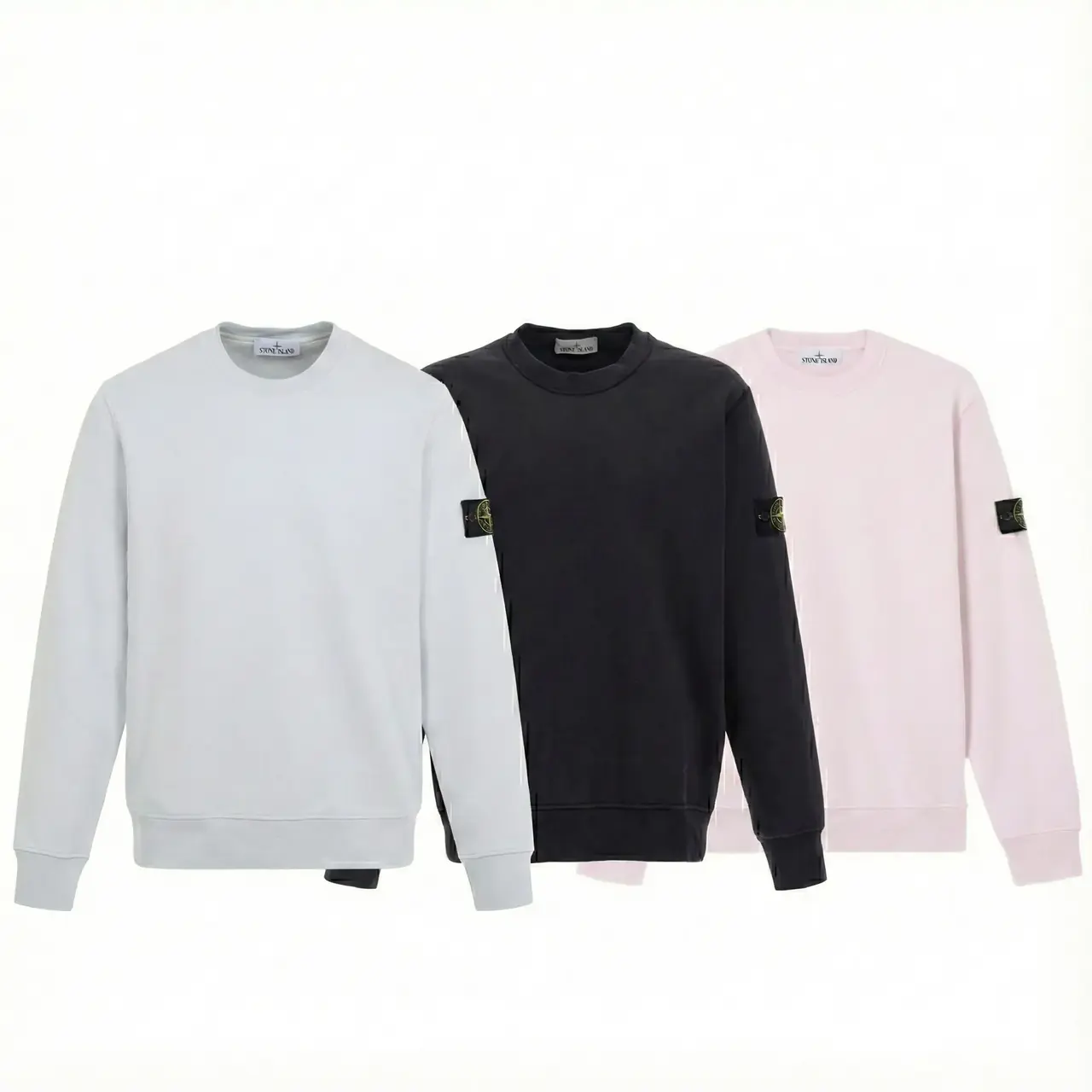 gallery_01 【現貨】【過驗】STONE ISLAND 25SS SWEAT CREW NECK 石頭島 大學T大學踢圓領衛衣 三色:圖片 1