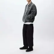 NEIGHBORHOOD 24SS 日系百搭 雙摺印錐形九分褲休閒褲長褲 NBHD：圖片 4