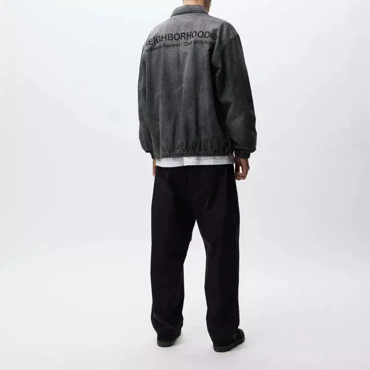NEIGHBORHOOD 24SS 日系百搭 雙摺印錐形九分褲休閒褲長褲 NBHD