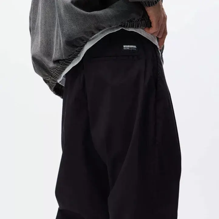 NEIGHBORHOOD 24SS 日系百搭 雙摺印錐形九分褲休閒褲長褲 NBHD