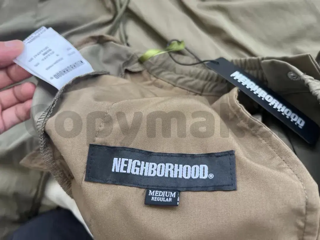 NEIGHBORHOOD 24SS 日系百搭 雙摺印錐形九分褲休閒褲長褲 NBHD