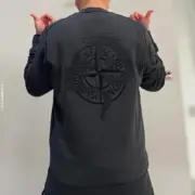 【預售】【雙11福利】STONE ISLAND 24FW 石頭島 龍年系列限定款 後背神龍刺繡 圓領衛衣大學T：圖片 3