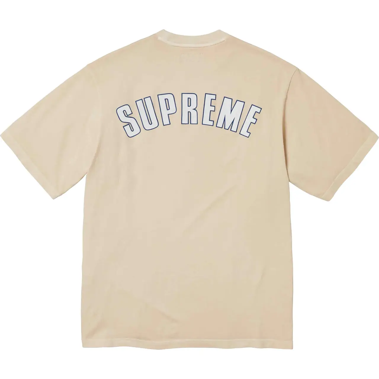 Sup 24SS Cracked Arc S/S Top 水洗做舊 圓領短袖T恤