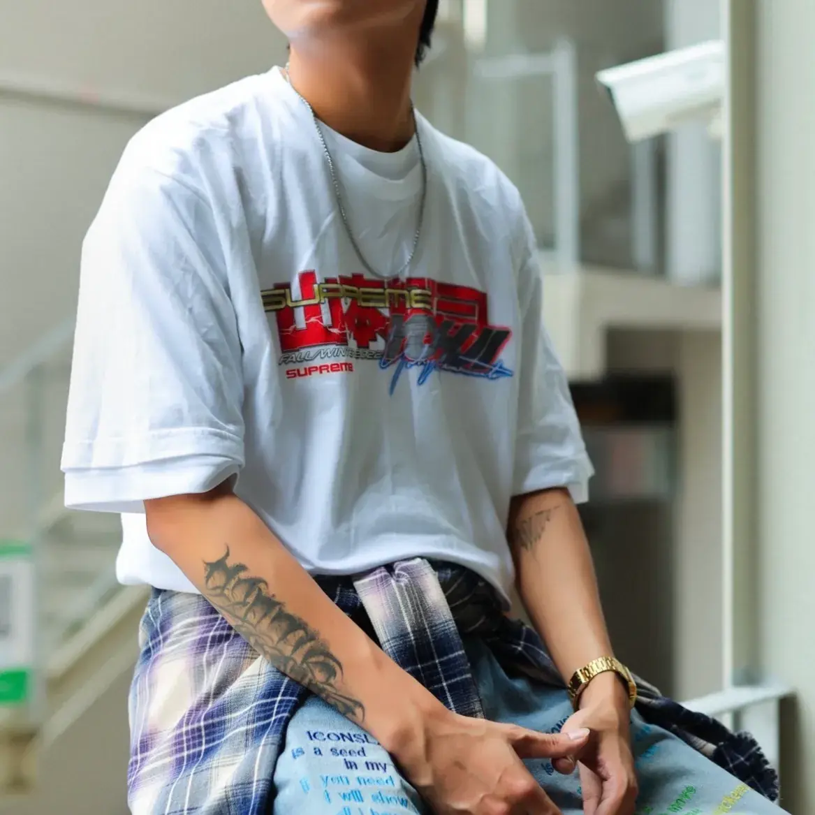 【預售】Sup x Yohji Yamamoto 22FW week4 聯名 山本耀司 美式潮流字母 短袖T恤 黑/白