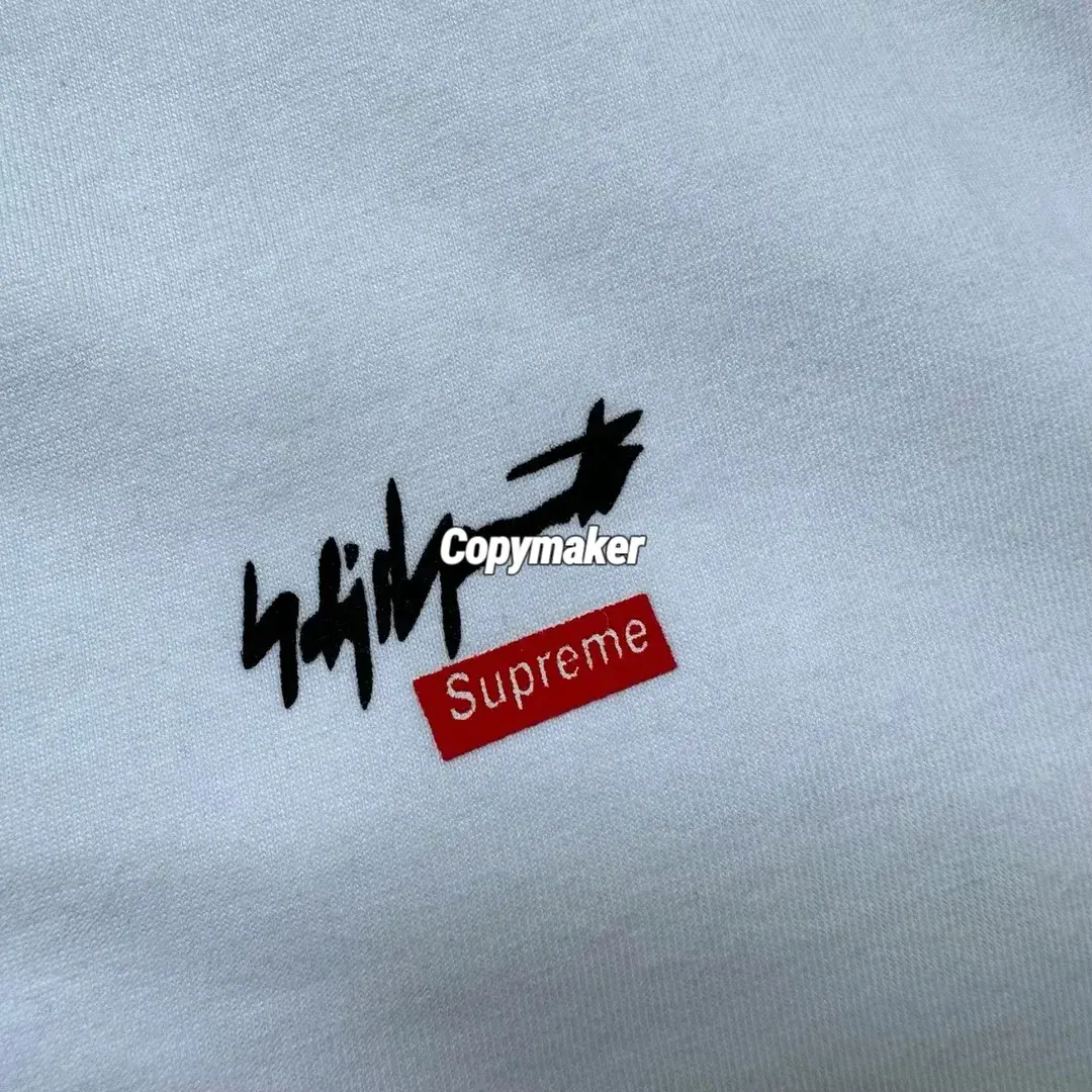 【預售】Sup x Yohji Yamamoto 22FW week4 聯名 山本耀司 美式潮流字母 短袖T恤 黑/白