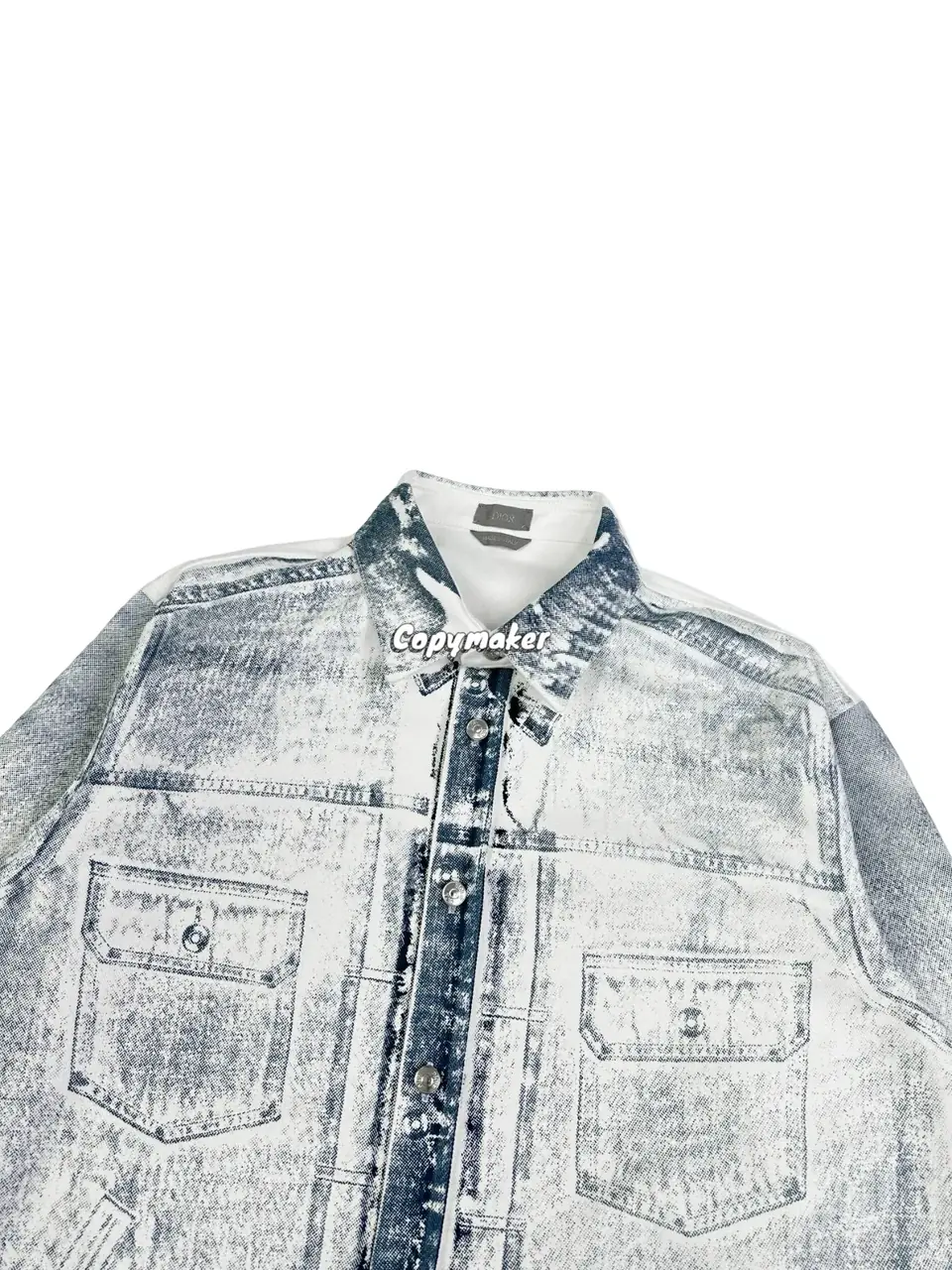 D1OR 24SS MKII-Effect Overshirt 3D素描 水洗做舊 牛仔襯衫夾克外套