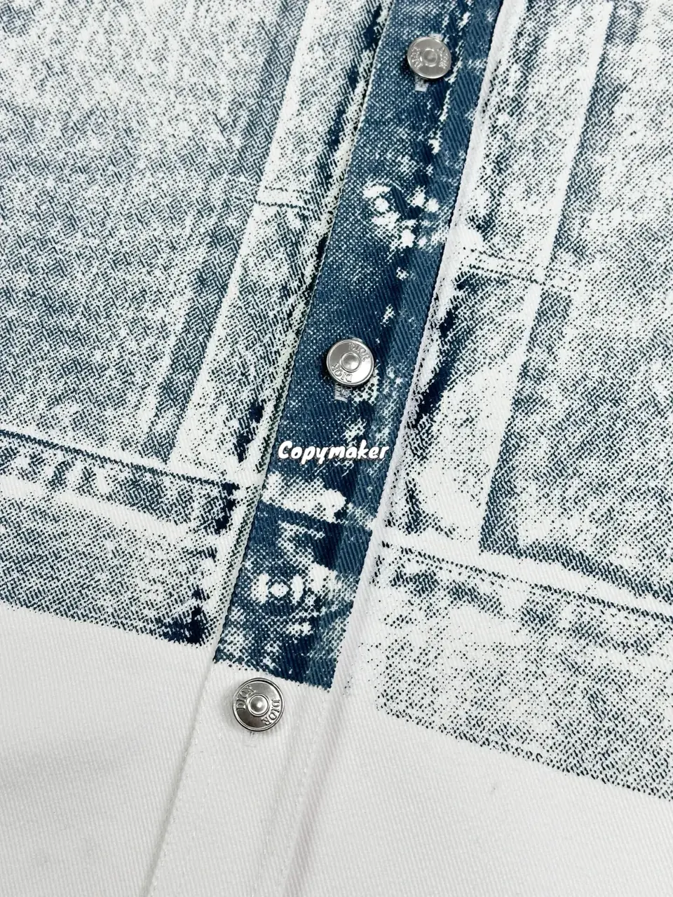 D1OR 24SS MKII-Effect Overshirt 3D素描 水洗做舊 牛仔襯衫夾克外套