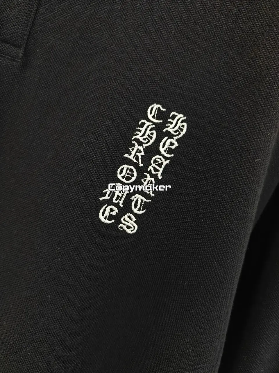【現貨】Chrome Hearts 25SS 日本限定 梵文刺繡 銀扣 POLO衫短袖T恤 CH克羅心