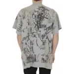 巴黎 BLC 23SS SKATER T-SHIRT  秀款 曼聯 水洗塗鴉作舊破壞 毛巾刺繡 短袖T恤