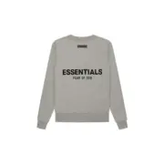 22SS FOG ESSENTIALS 副線 植絨印花 大學T 圓領衛衣 2022 FEAR OF GOD：圖片 10