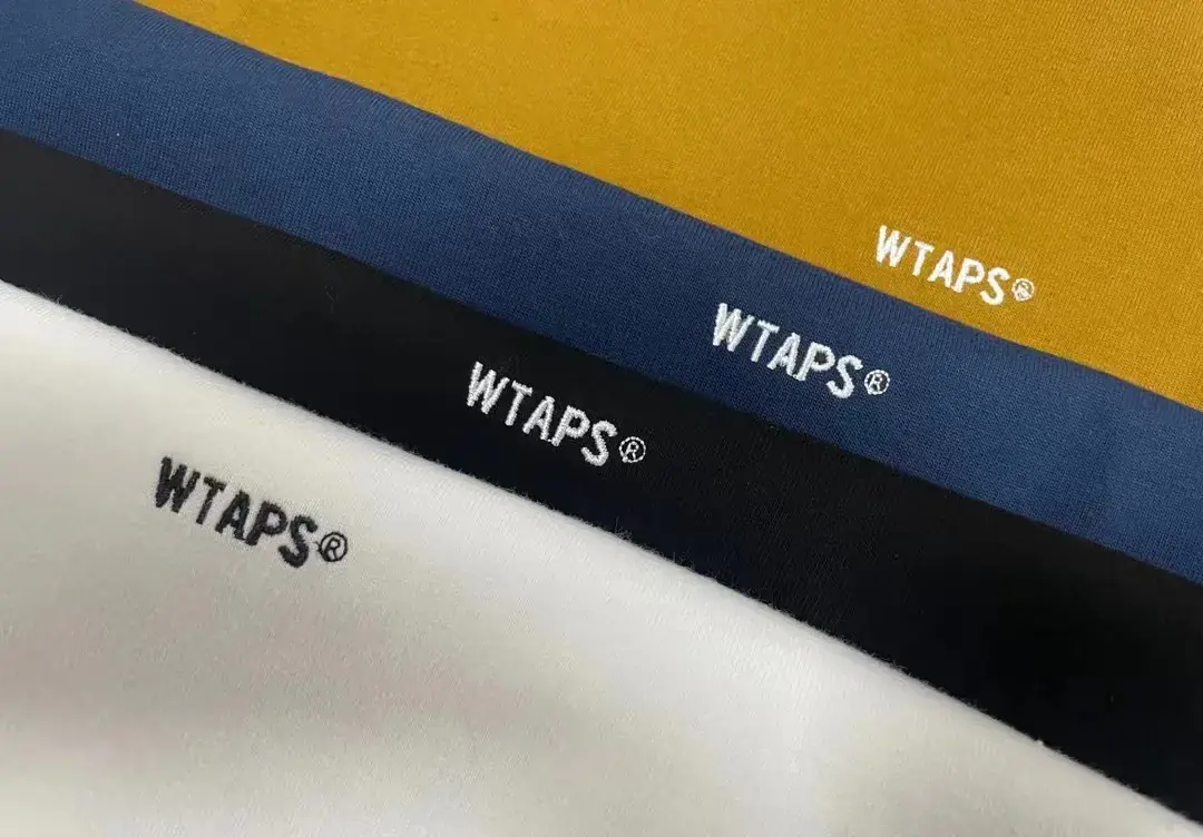 WTAPS 22AW STENCIL WTVUA 後背字母 刺繡印花 長袖T恤 寬鬆廓形