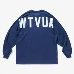 WTAPS 22AW STENCIL WTVUA 後背字母 刺繡印花 長袖T恤 寬鬆廓形