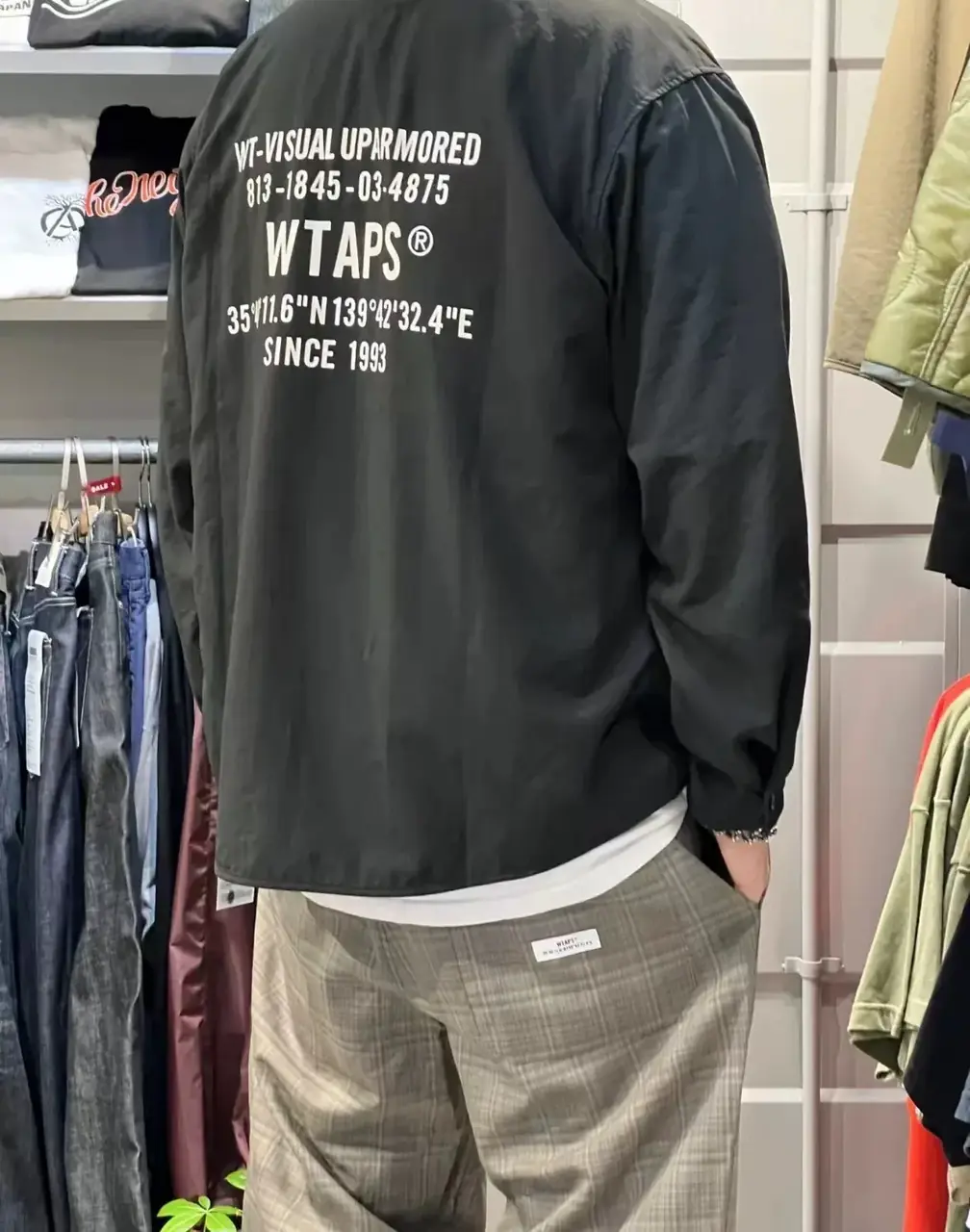 WTAPS 24SS SCOUT 02 LS POLY SPEC 無領長袖鈕扣襯衫薄夾克外套
