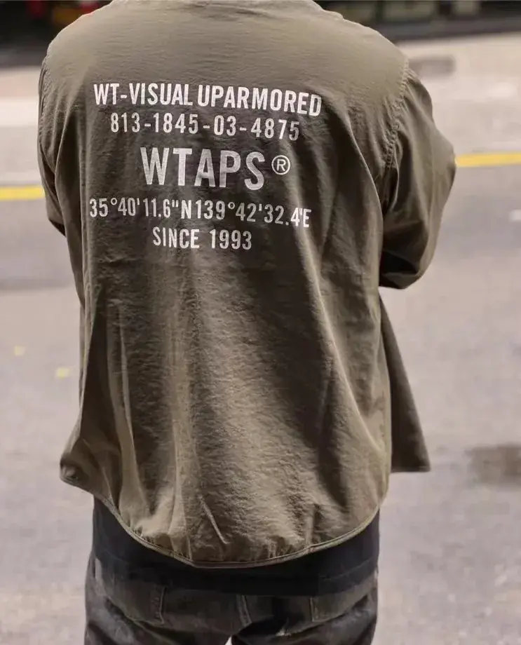 WTAPS 24SS SCOUT 02 LS POLY SPEC 無領長袖鈕扣襯衫薄夾克外套
