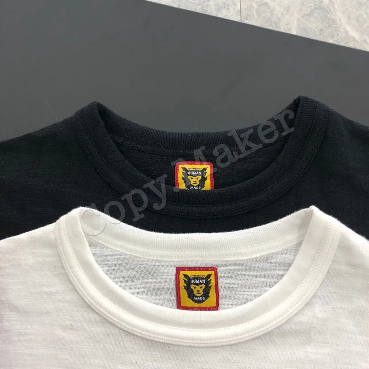 Human made 刺繡 愛心小logo 簡約 竹節棉 短袖 T恤