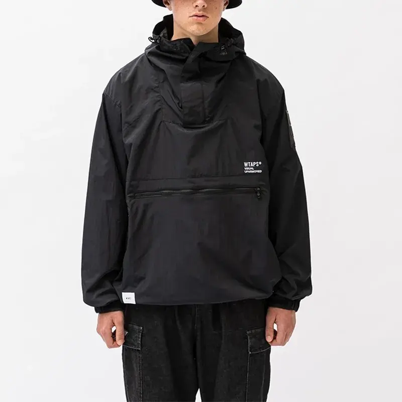 WTAPS 23AW SBS JACKET NYLONTUSSAH 軍事風格 連帽夾克風衣衝鋒衣