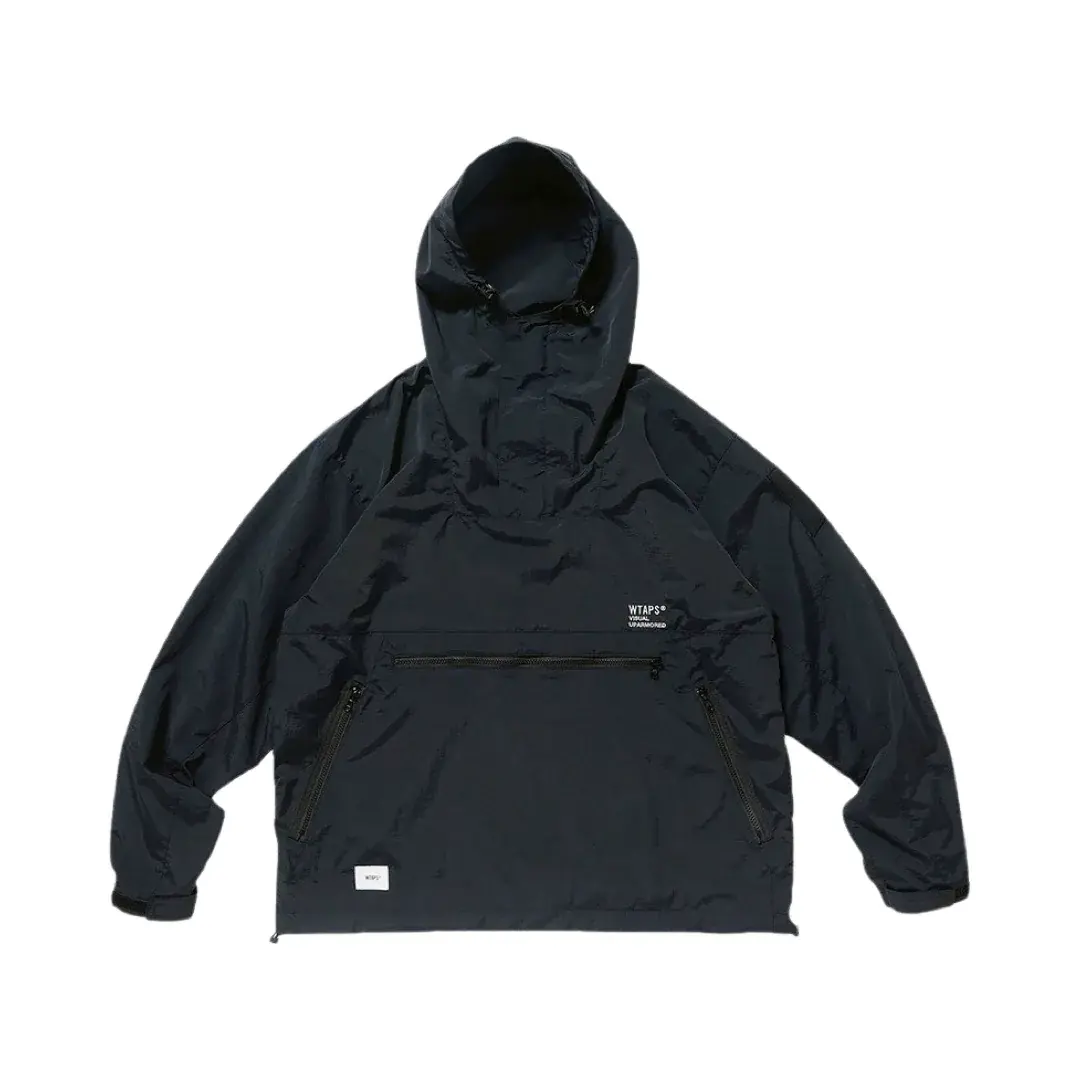 WTAPS 23AW SBS JACKET NYLONTUSSAH 軍事風格 連帽夾克風衣衝鋒衣