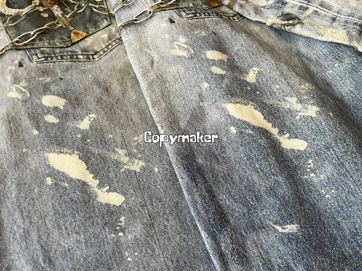 【現貨】Acne Studios 24SS 塗鴉滿版dirtyfit 噴墨baggy 3D印花 直筒牛仔褲長褲工裝褲 1981M