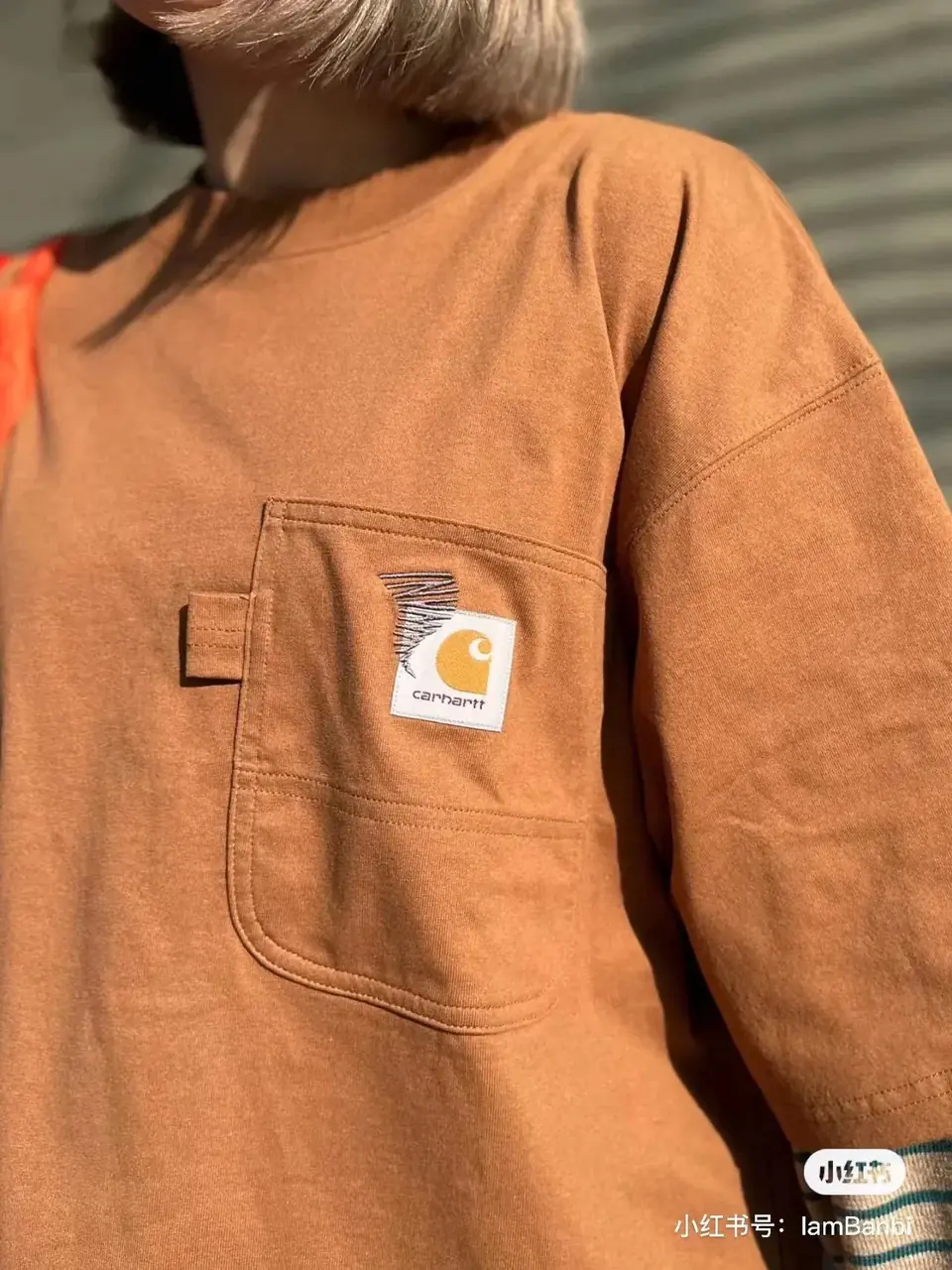 Carhartt WIP x INVINCIBLE 23SS 卡哈特 聯名 素色簡約口袋 短袖T恤 四色