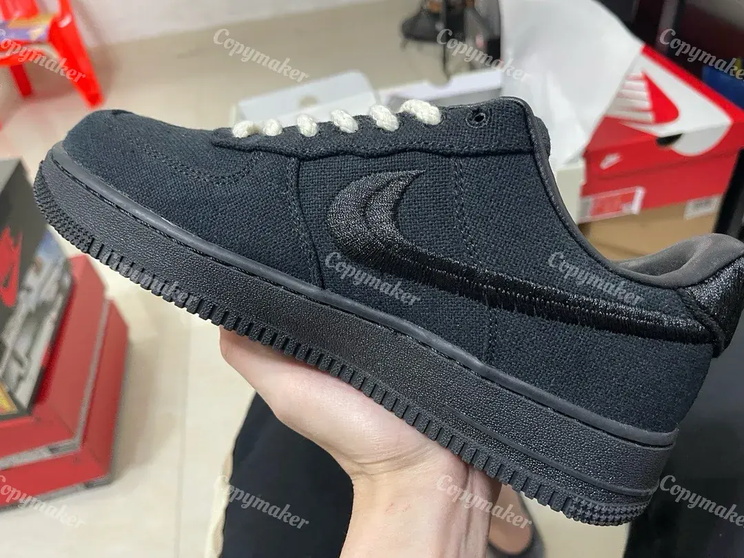 【預售】Stussy x Air Force 1 Low 聯名 AF1 空軍 復古棉麻 板鞋休閒鞋運動鞋