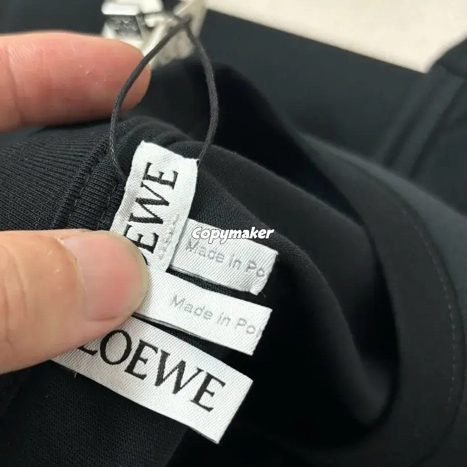 【現貨】【全套包裝】LOWE x Suna Fujita 25SS 聯名 兔子月兔滿月刺繡 短袖T恤 黑色