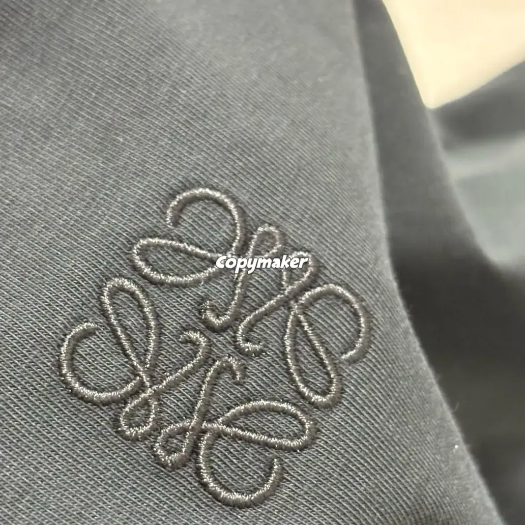 【現貨】【全套包裝】LOWE x Suna Fujita 25SS 聯名 兔子月兔滿月刺繡 短袖T恤 黑色