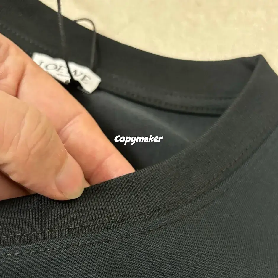 【現貨】【全套包裝】LOWE x Suna Fujita 25SS 聯名 兔子月兔滿月刺繡 短袖T恤 黑色
