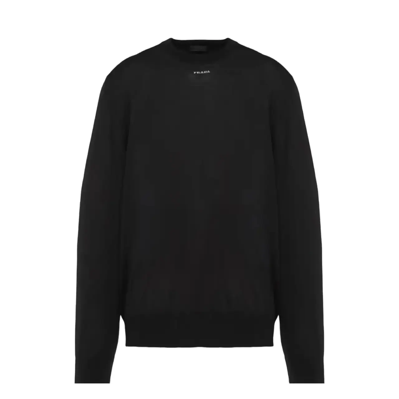【現貨】【福利回饋】PRA 24FW 經典小logo 羊毛混紡 素色簡約 針織毛衣圓領衛衣大學T