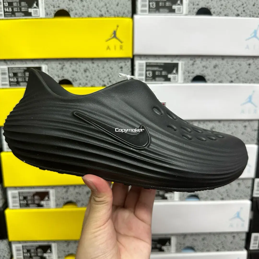 【618新品】NK ReactX Rejuven8 復古洞洞鞋懶人鞋拖鞋 全黑黑色 HV5060-001