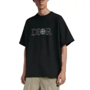 【現貨】D1OR x STONE ISLAND 24SS 聯名羅盤刺繡字母 短袖T恤 石頭島：圖片 4